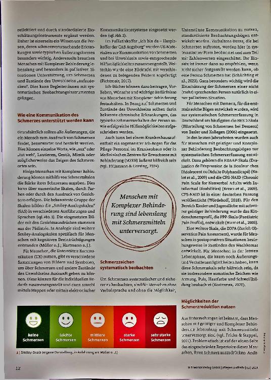 Vorschauseite 3: Schmerzen und Zustände des Unwohlseins "aufdecken"