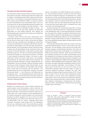 Vorschauseite 2: Theorie im Dienst der ärztlichen Praxis, Boerhaave-Syndrom Der niederländische Mediziner, Chemiker und Botaniker Herman Boerhaave (1668 – 1738