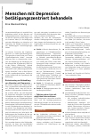 Vorschauseite 1: Menschen mit Depression betätigungsorientiert behandeln