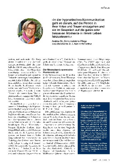 Vorschauseite 3: Zum Erfreulichen des Lebens zurückführen.