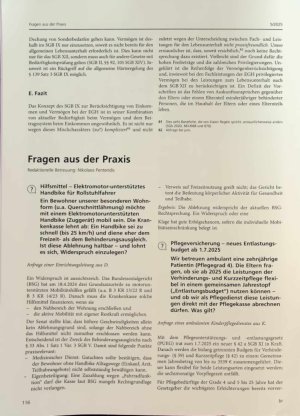 Vorschauseite 1: Fragen aus der Praxis Hilfsmittel - Elektromotor-unterstütztes Handbike für Rollstuhlfahrer