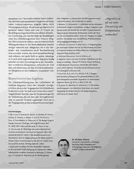 Vorschauseite 4: Geflüchtete finden besser als erwartet Arbeit