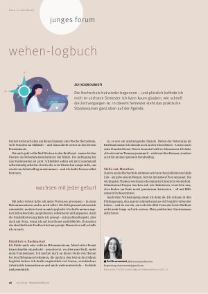 Vorschauseite 1: Wehen-Logbuch