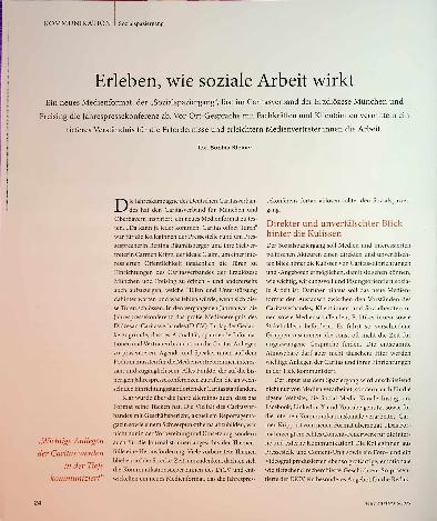 Vorschauseite 1: Erleben, wie soziale Arbeit wirkt