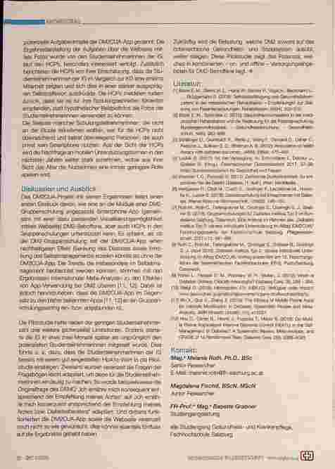 Vorschauseite 4: Die Zukunft ist jetzt: Diabetes-Mellitus-Typ-II-Gruppenschulung mit der DM2CUA-App