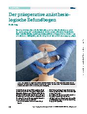 Vorschauseite 1: Der präoperative anästhesiologische Befundbogen