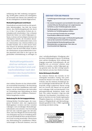 Vorschauseite 2: Wann sind Rückzahlungsklauseln in Fortbildungsverträgen unwirksam?