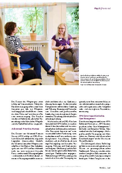 Vorschauseite 2: Advanced Practice Nurses Pflege im Skill-und-Grade-Mix