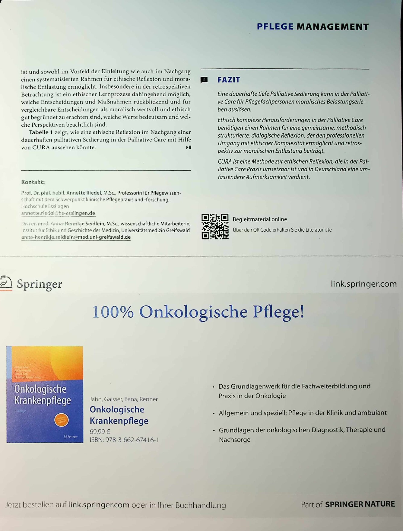 Vorschauseite 4: Sedierung in der Palliative Care