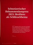 Vorschauseite 1: Schweizerischer Hebammenkongress 2021: Resilienz als Schlüsselthema