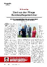 Vorschauseite 1: Start-up der Pflege: Bundespflegekammer