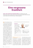 Vorschauseite 1: Eine vergessene Krankheit