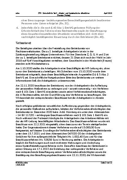 Vorschauseite 2: III. Personalvertretungsund Betriebsverfassungsrecht