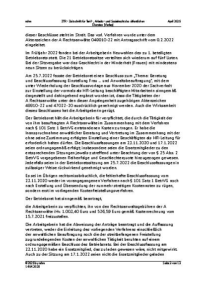 Vorschauseite 3: III. Personalvertretungsund Betriebsverfassungsrecht
