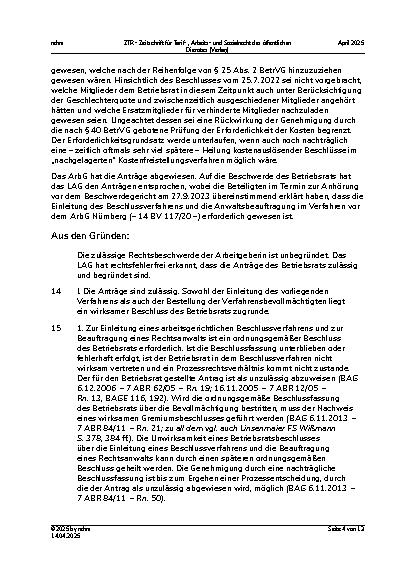 Vorschauseite 4: III. Personalvertretungsund Betriebsverfassungsrecht