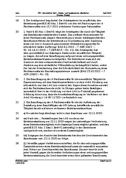 Vorschauseite 6: III. Personalvertretungsund Betriebsverfassungsrecht