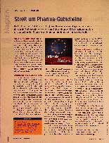 Vorschauseite 1: Streit um Pharma-Gutscheine