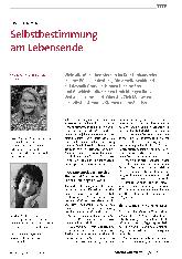 Vorschauseite 1: Selbstbestimmung am Lebensende
