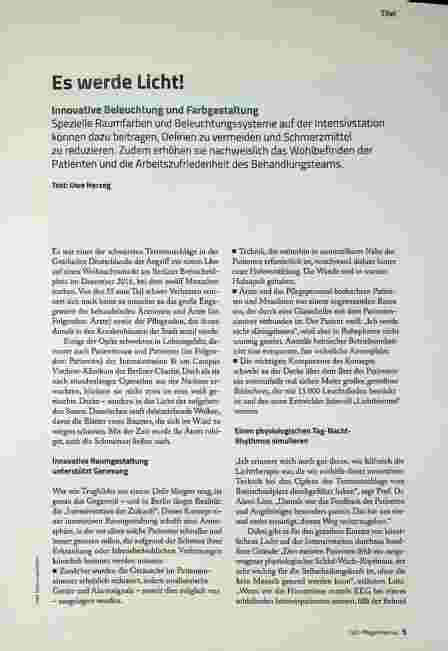 Vorschauseite 2: Es werde Licht! Innovative Beleuchtung und Farbgestaltung