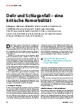 Vorschauseite 1: Delirium und Schlaganfall – eine kritische Komorbidität