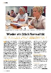 Vorschauseite 1: Wieder ein Stück Normalität.