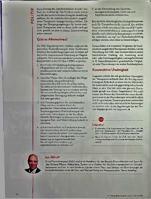 Vorschauseite 3: Ein Blick über den interprofessionellen Gartenzaun: Die Reform der Berufsgesetze - aktueller Stand