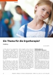 Vorschauseite 1: Ein Thema für die Ergotherapie? Mobbing