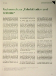 Vorschauseite 1: Fachausschuss „Rehabilitation und Teilhabe“
