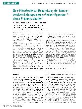 Vorschauseite 1: Eine Pilotstudie zur Behandlung der kontraversiven Lateropulsion (»Pusher-Syndrom«) durch Prismenadaption