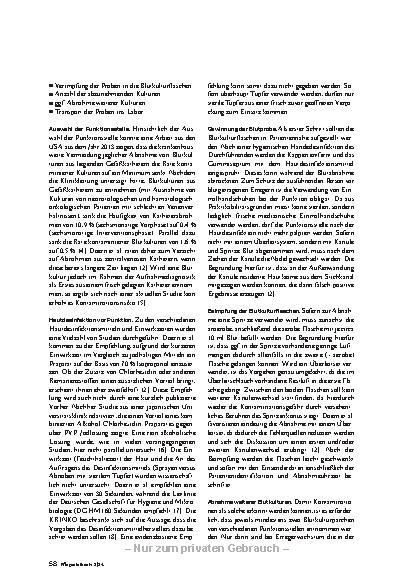 Vorschauseite 3: Blutkulturen: Wie lassen sich Kontaminationen vermeiden?
