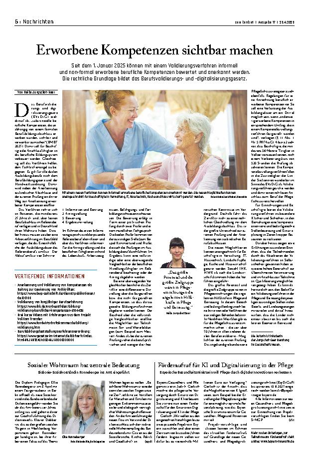 Vorschauseite 1: Erworbene Kompetenzen sichtbar machen