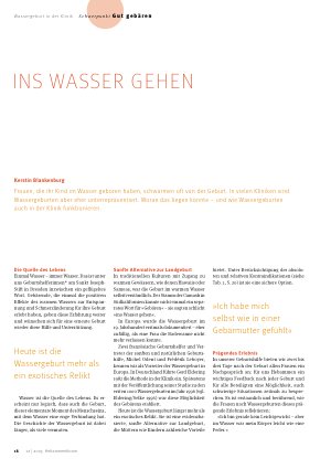 Vorschauseite 1: Ins Wasser gehen