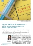 Vorschauseite 1: Covid-19 Impfpflicht für Arbeitnehmer – dürfen Arbeitgeber die Impfung ihrer Beschäftigten anordnen?