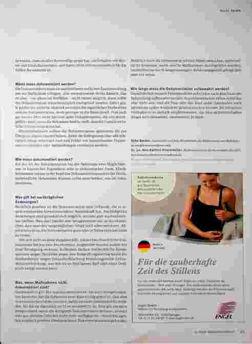 Vorschauseite 4: Rechtsforum Dokumentation: lieber zu viel als zu wenig