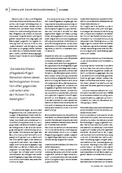 Vorschauseite 2: "Pflegende nachhaltig entlasten"