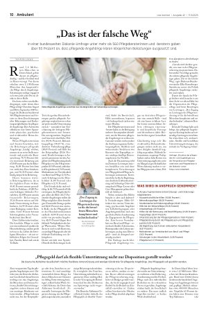 Vorschauseite 1: „Das ist der falsche Weg“
