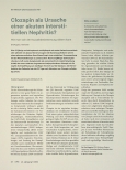 Vorschauseite 1: Clozapin als Ursache einer akuten interstitiellen Nephritis? Wie man sich der Kausalitätsbewertung nähern kann.