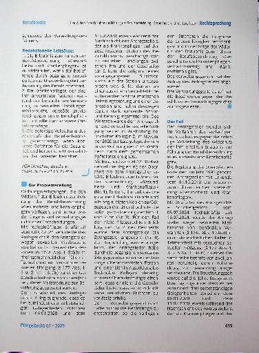 Vorschauseite 2: Zum Widerruf der Erlaubnis zur Führung der Berufsbezeichnung »Gesundheitsund Krankenpfleger« wegen sexuellen Missbrauchs und sexueller Nötigung
