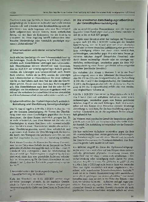 Vorschauseite 5: Das neue Recht der Sozialen Entschädigung nach dem Vierzehnten Buch Sozialgesetzbuch (SGB XIV) - über neue Leistungen und eine Erweiterung der betroffenen Personenkreise am Beispi…