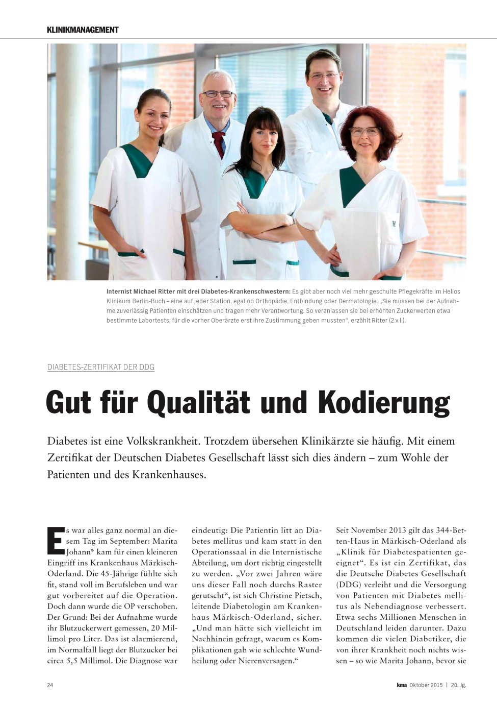 Vorschauseite 1: Gut für Qualität und Kodierung