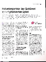 Vorschauseite 1: Patientenportale: Der Schlüssel zum digitalisierten Spital