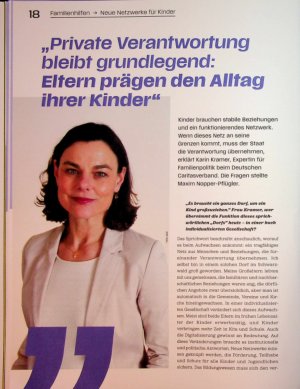 Vorschauseite 1: „Private Verantwortung bleibt grundlegend: Eltern prägen den Alltag ihrer Kinder“