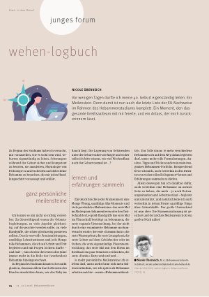 Vorschauseite 1: Wehen-Logbuch