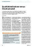 Vorschauseite 1: Qualitätsindikatoren versus Strukturmodell