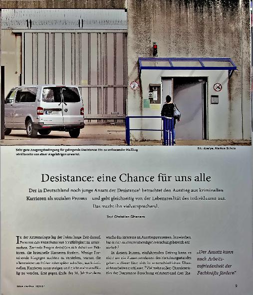 Vorschauseite 1: Desistance: eine Chance für uns alle