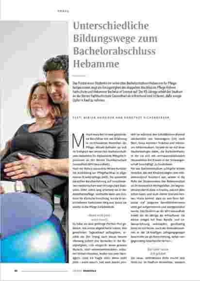 Vorschauseite 1: Unterschiedliche Bildungswege zum Bachelorabschluss Hebamme