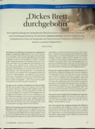 Vorschauseite 1: "Dickes Brett durchbohrt"