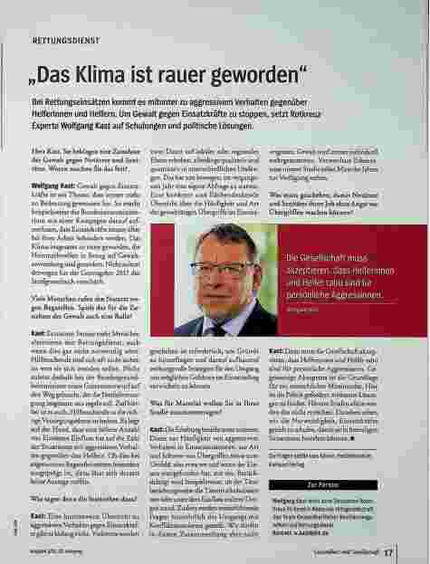 Vorschauseite 1: „Das Klima ist rauer geworden."