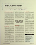 Vorschauseite 1: Hilfe für Corona-Helfer