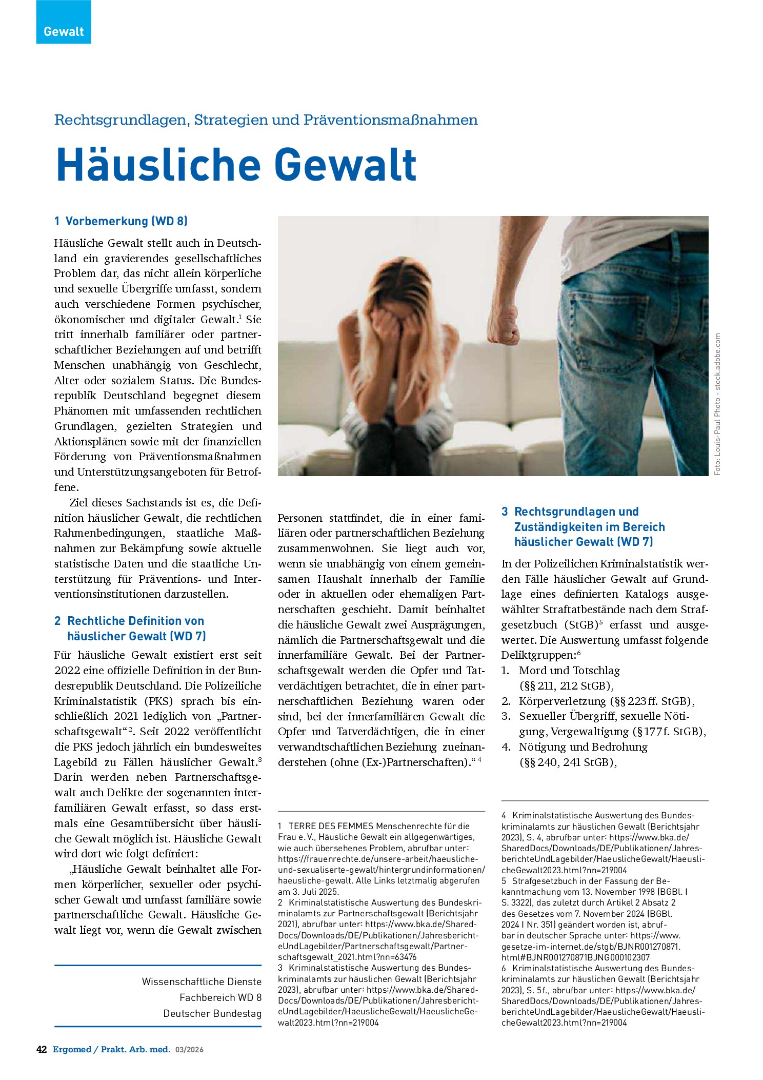 Vorschauseite 1: Häusliche Gewalt